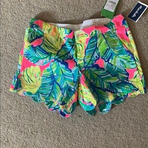 Lilly Pulitzer Scalloped Shorts NWT